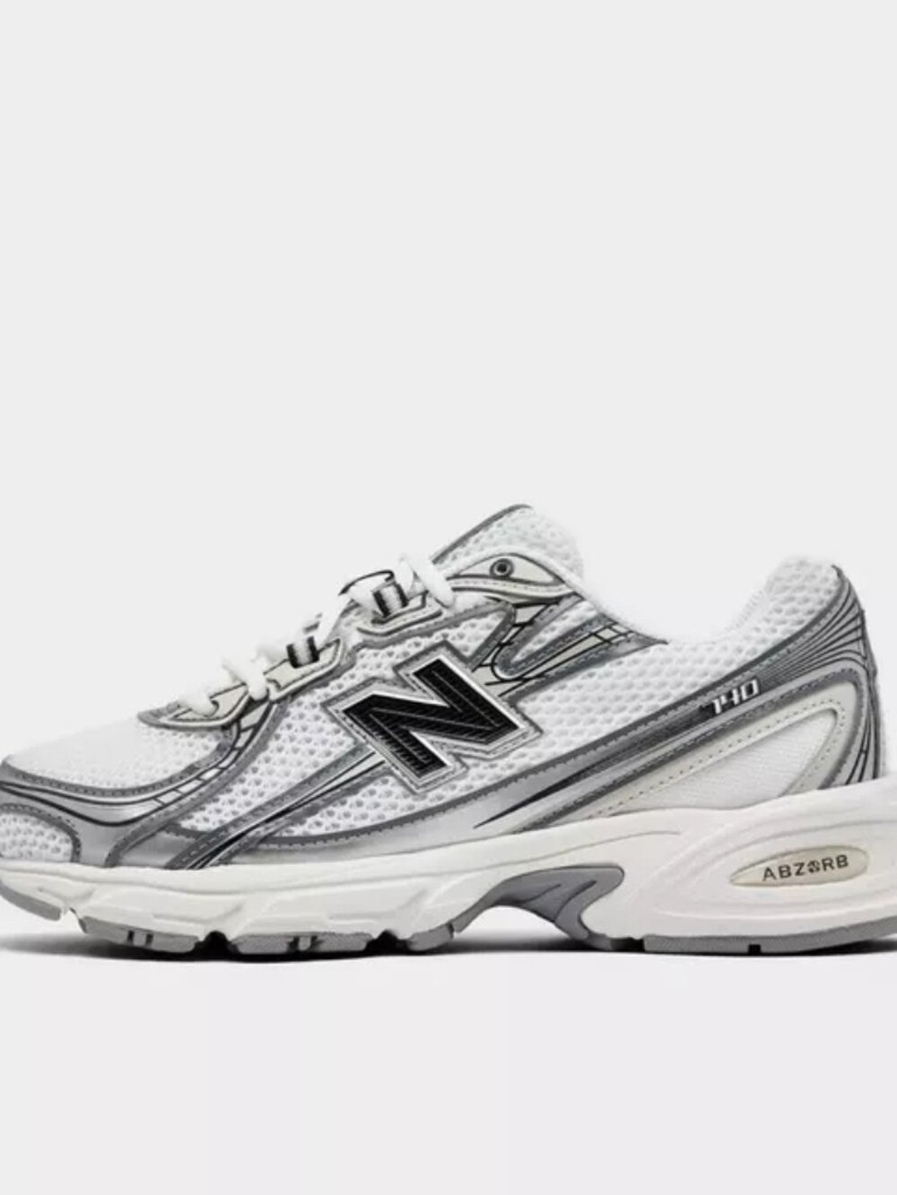 Women's New Balance 740 Shoes -  White/Silver Metallic/Black U740JSG